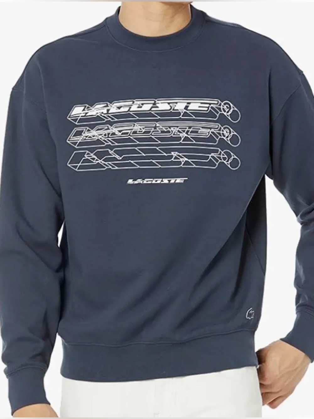 Men’s Loose Fit Branded Sweatshirt Sz L